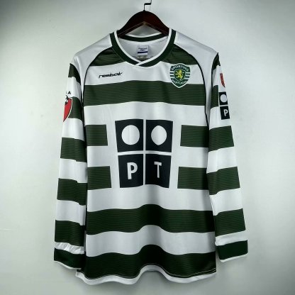 Retro Sporting CP 01/03 home long sleeve S-XXL