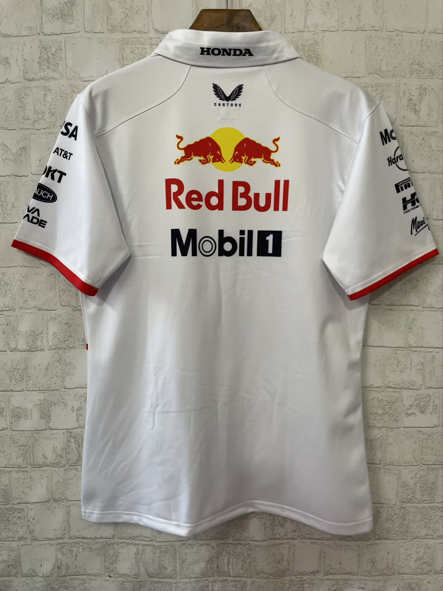 2025 Red Bull F1 white Polo jersey