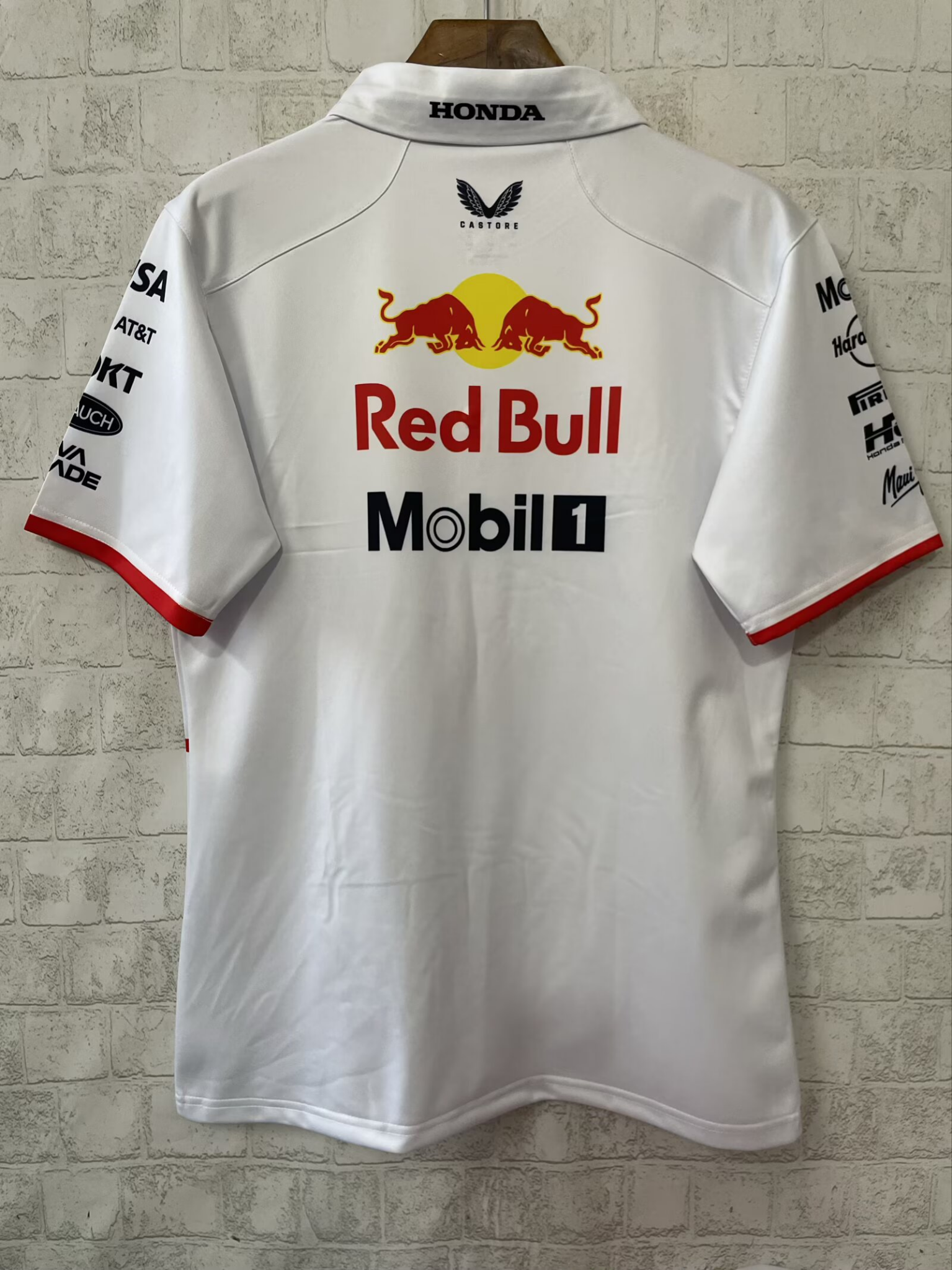 2025 Red Bull F1 white Polo jersey