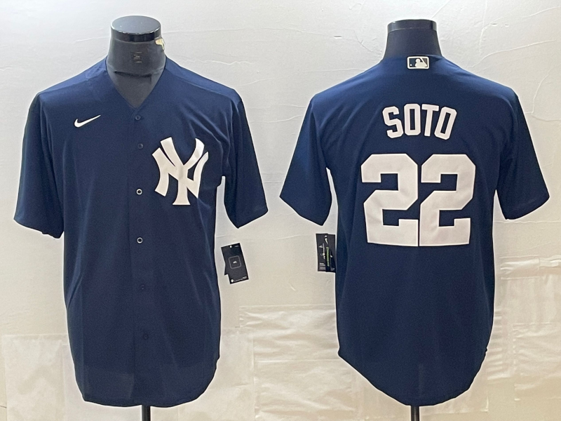 2025 MLB New York Yankees blue S-3XL
