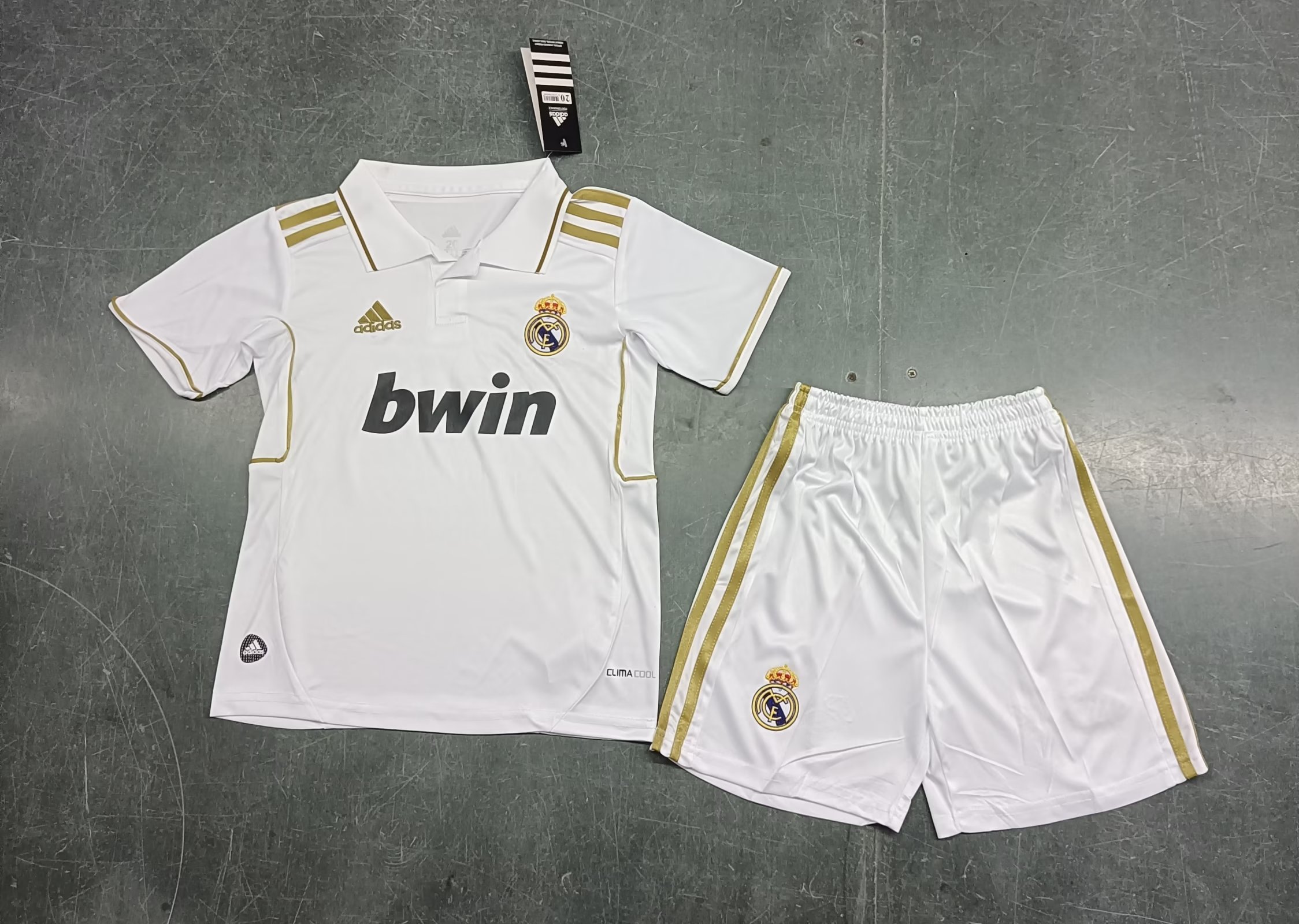 Retro Kids 11-12 Real Madrid Home Jersey