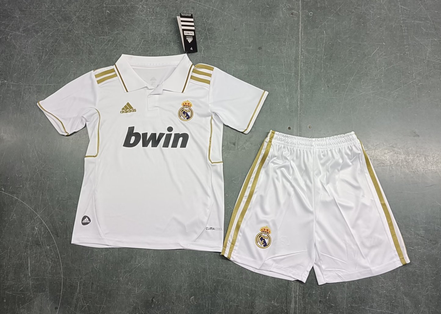 Retro Kids 11-12 Real Madrid Home Jersey