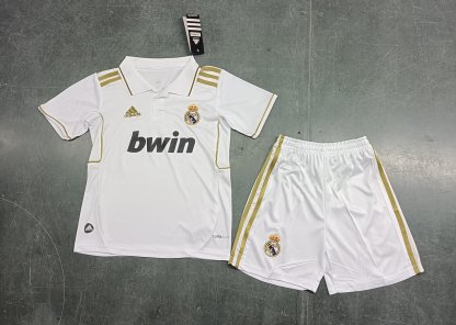 Retro Kids 11-12 Real Madrid Home Jersey