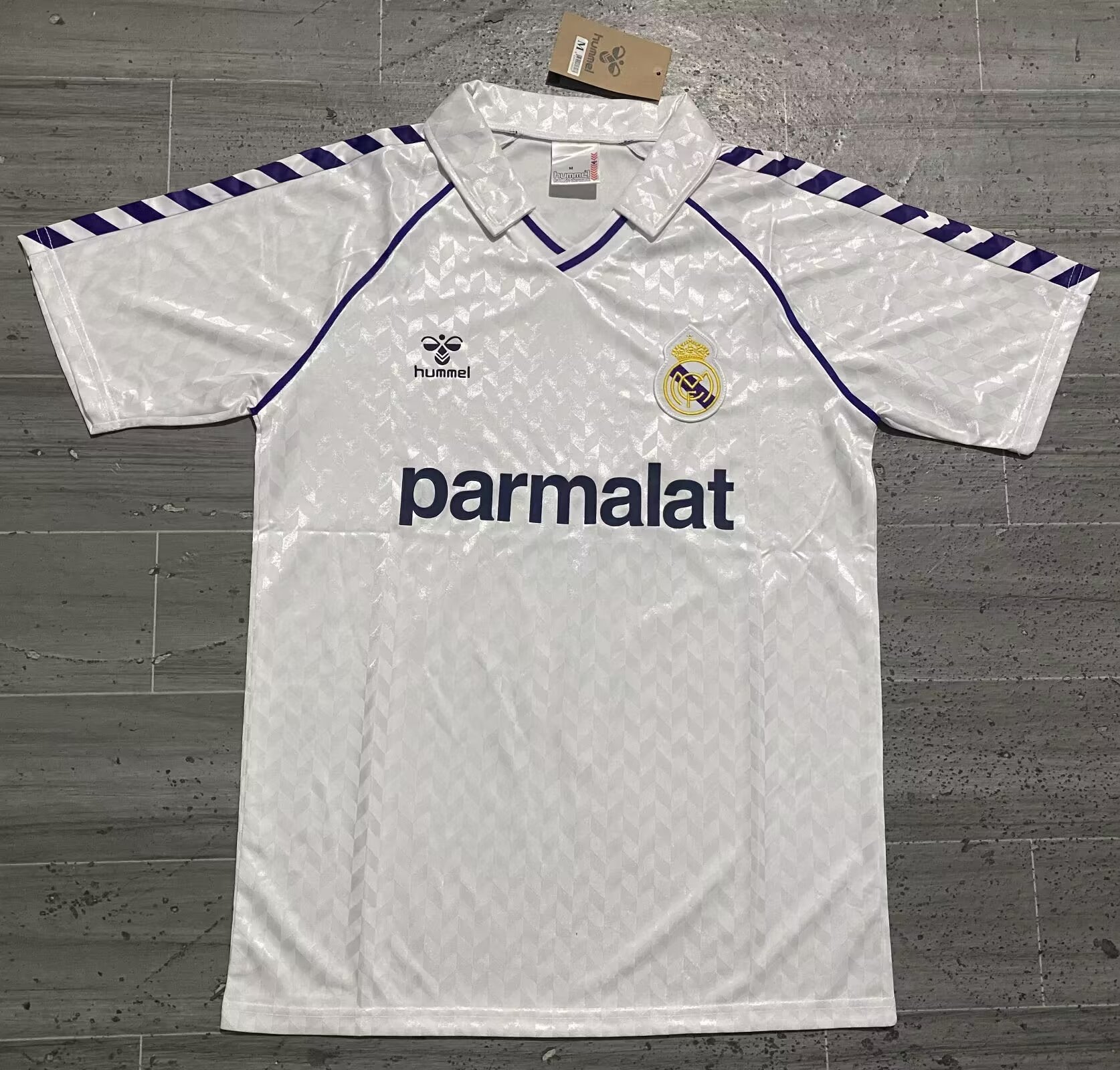 Retro 86-88 Real Madrid Home size S-XXL