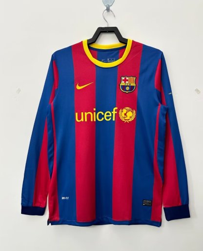 Retro Barcelona 10-11 long sleeve home S-XXL