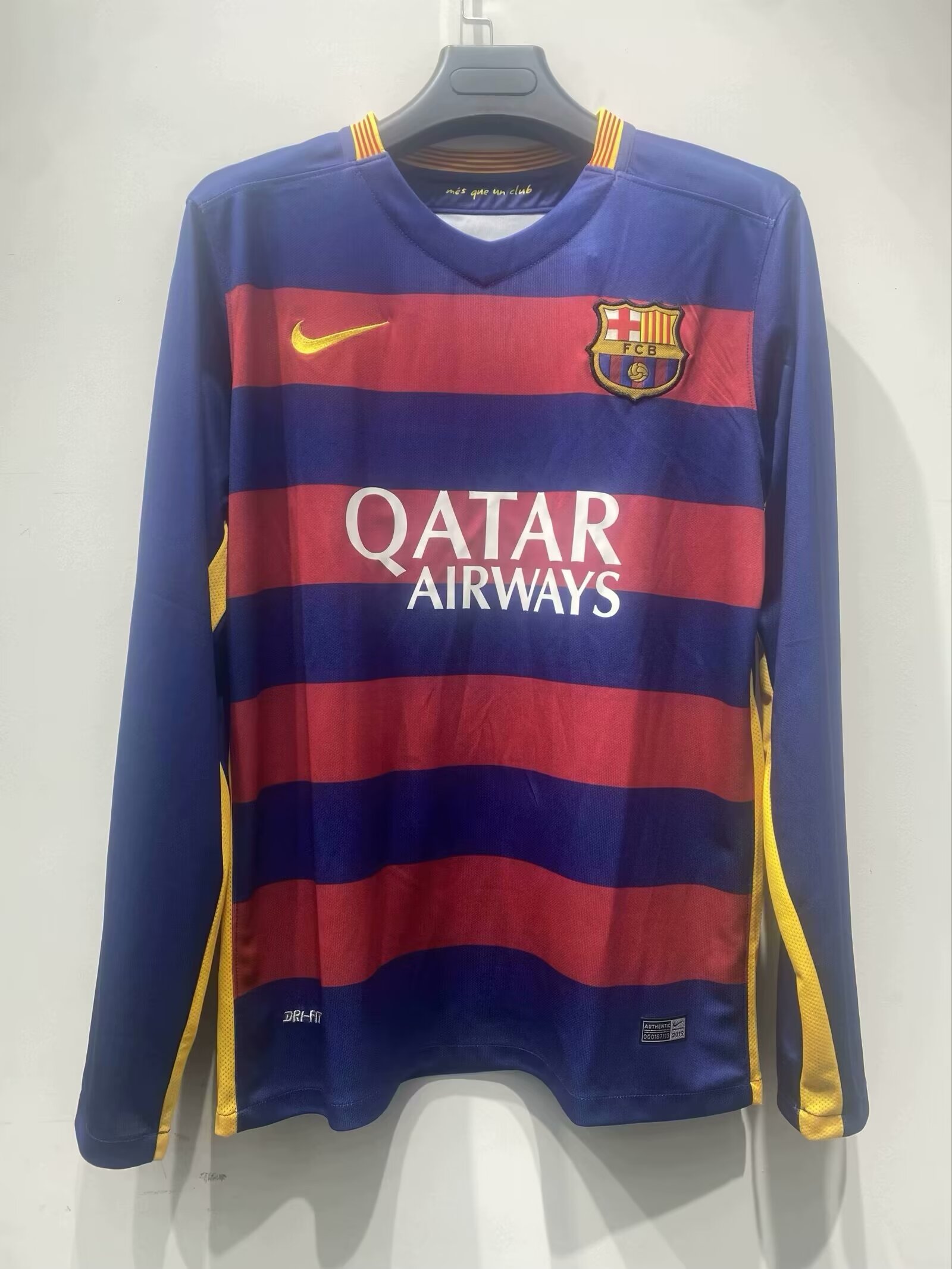 Retro 15/16 Barcelona home long sleeve S-XXL