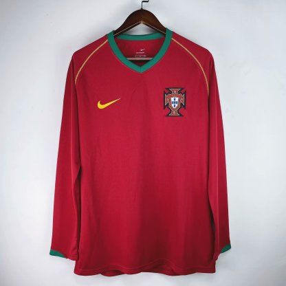 Retro Portugal 2006 Home Long sleeve S-XXL