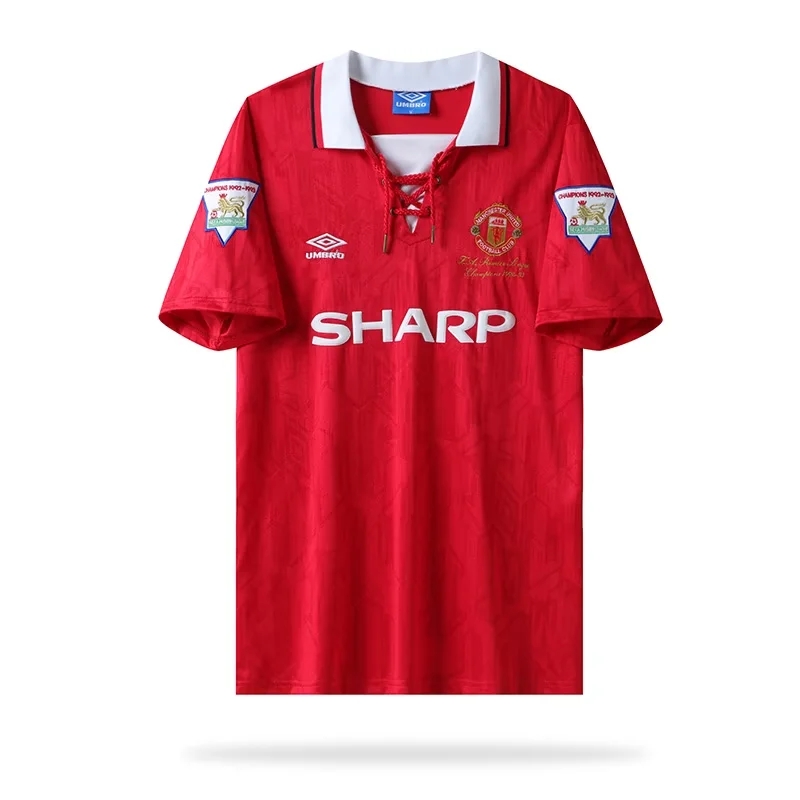 1992-93 Manchester United Champions League Home