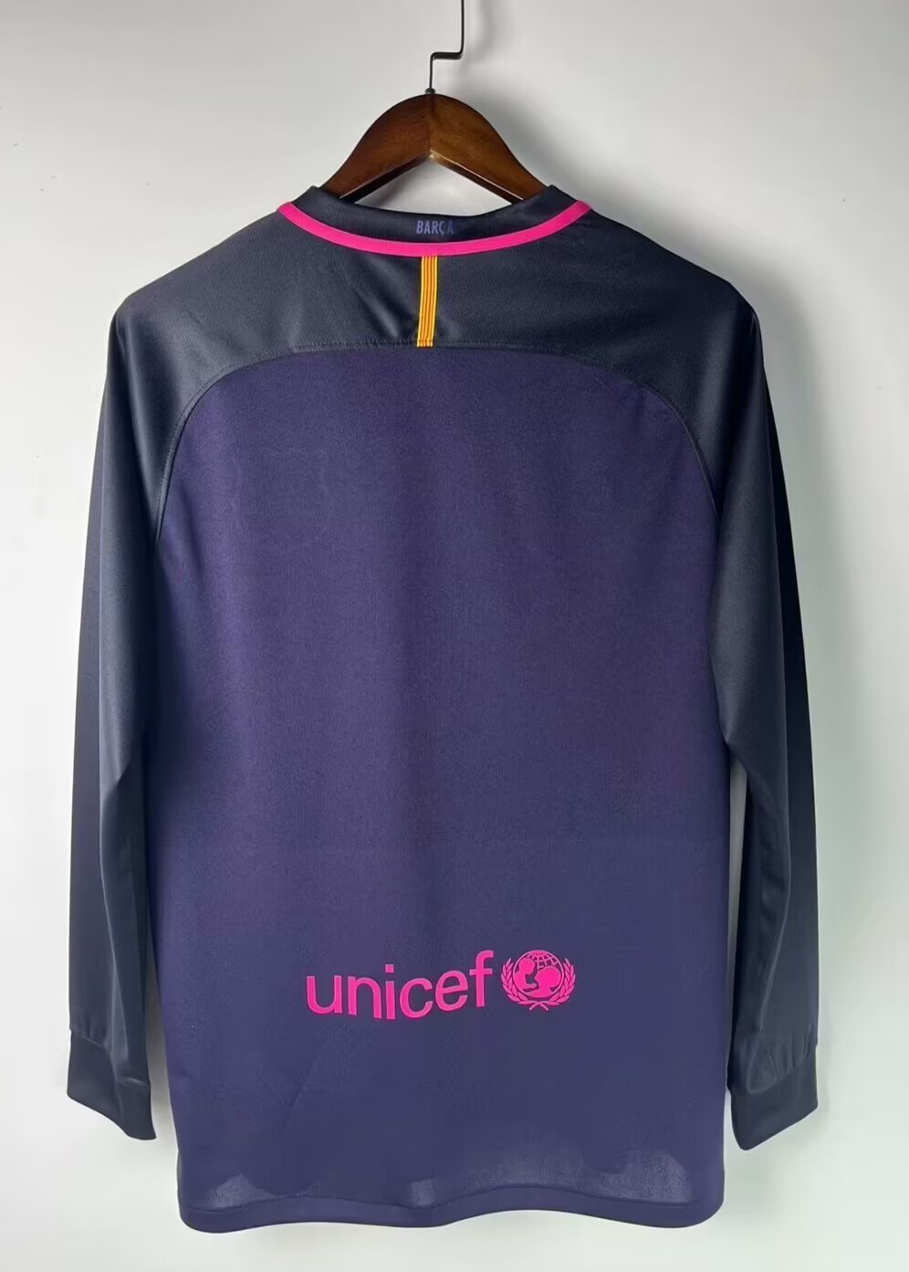 Retro 16-17 Barcelona away long sleeve size S-XXL