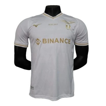 Player Version 23-24 Lazio White 10th Anniversary Edition Jersey