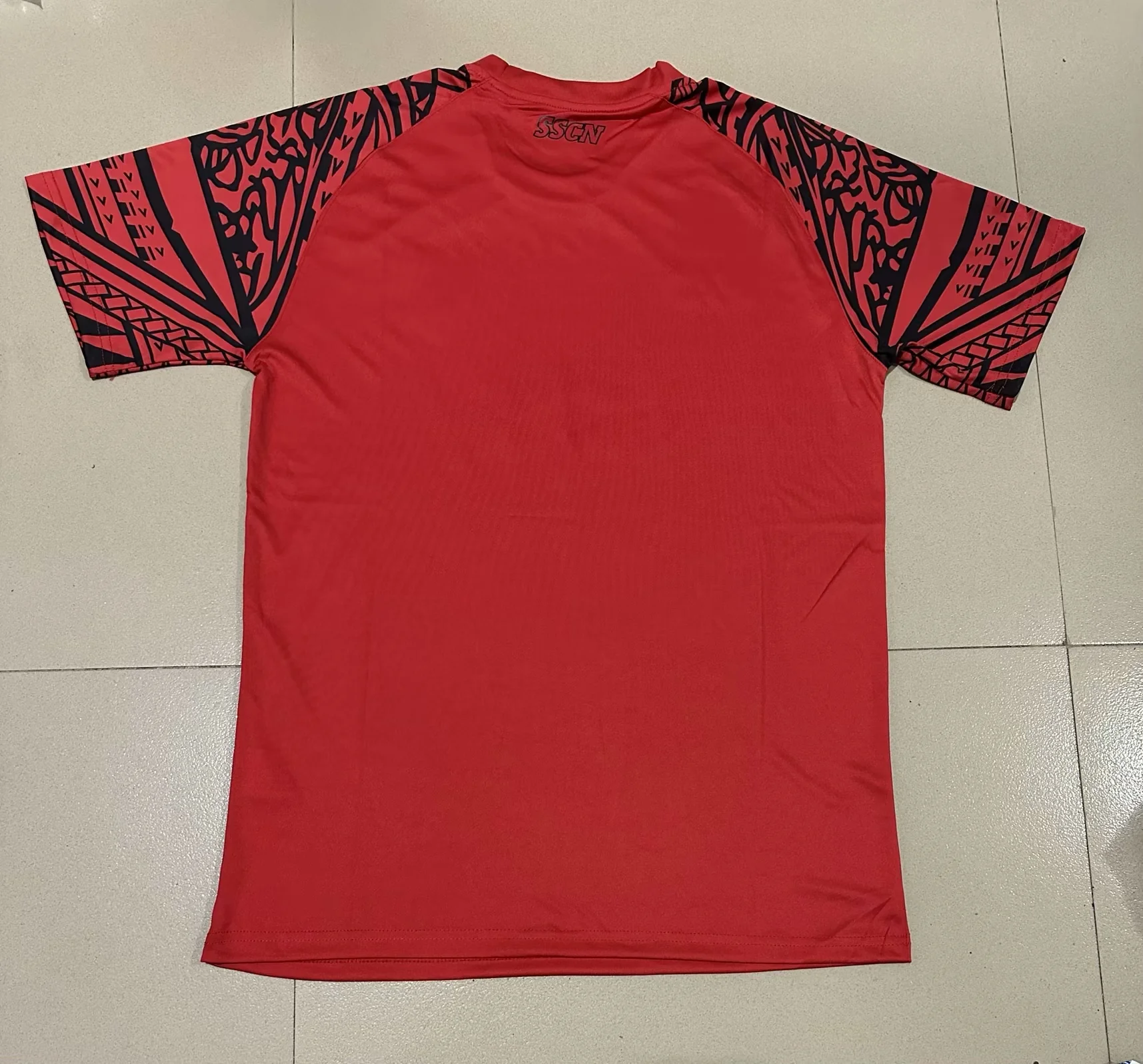 2324 Naples red training uniform s-4xl