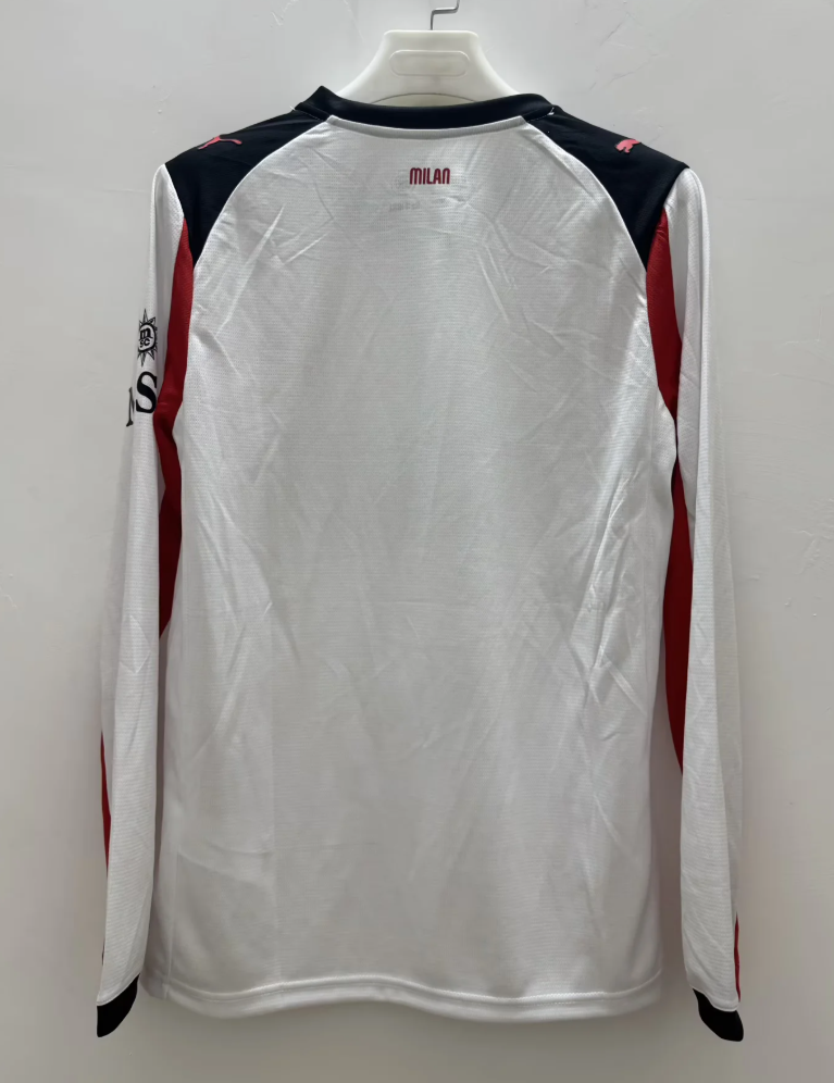 25/26 AC Milan away long sleeve fan version S-4XL