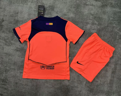 25/26 Barcelona away kids version size 16-28
