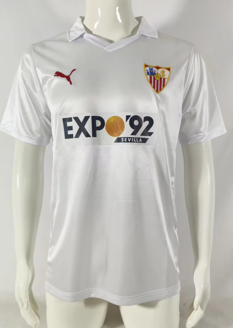 87/90 Sevilla FC home retro version S-XXL