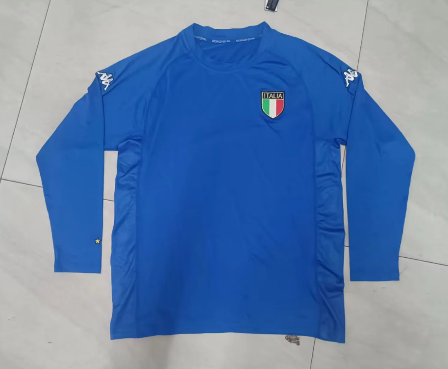 2002 Italy home long sleeve retro version S-XXL