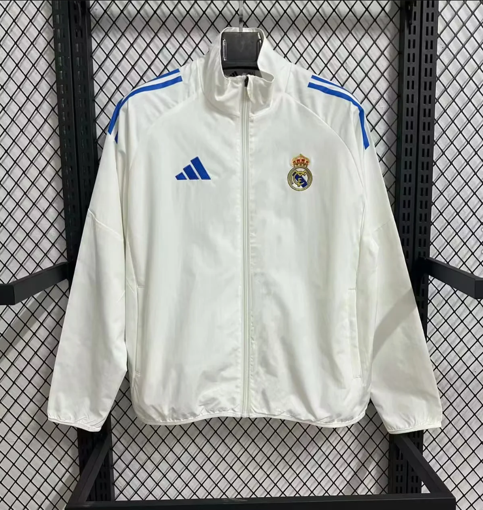 25/26 Windbreaker re@l Medrid white version S-XXL