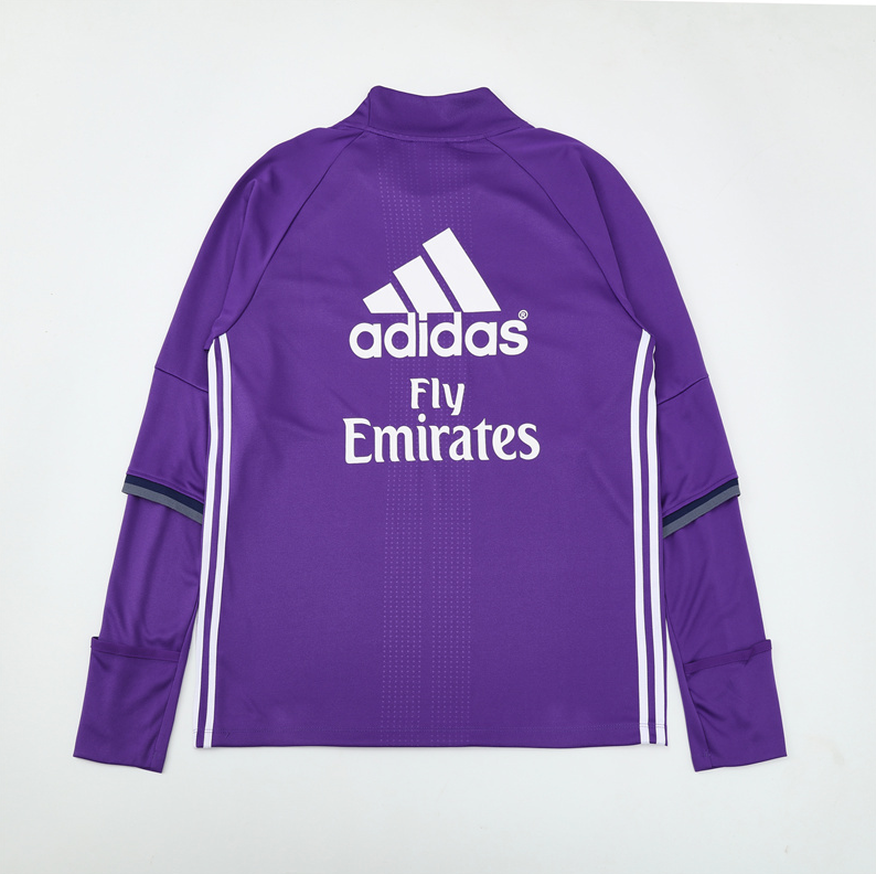 16/17 re@l Medrid Purple training long sleeve Jersey S-XXL 