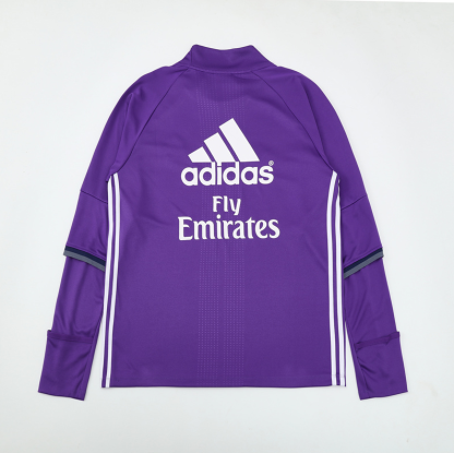 16/17 re@l Medrid Purple training long sleeve Jersey S-XXL 