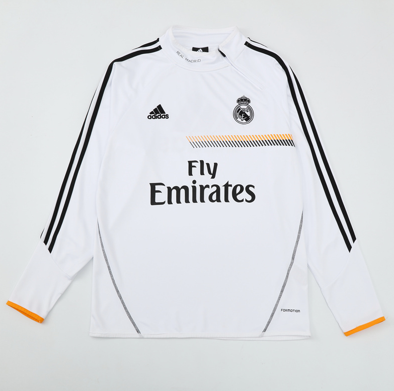 13/14 re@l Medrid white training long sleeve Jersey S-XXL 