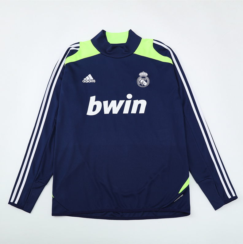 12/13 re@l Medrid blue training long sleeve Jersey S-XXL 
