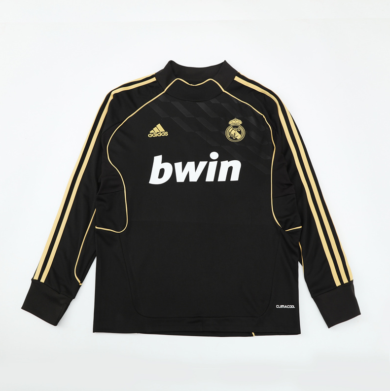 11/12 re@l Medrid black training long sleeve Jersey S-XXL 