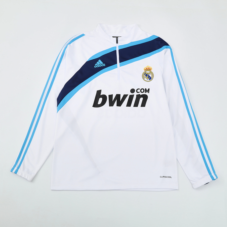 09/10 re@l Medrid white training long sleeve Jersey S-XXL 