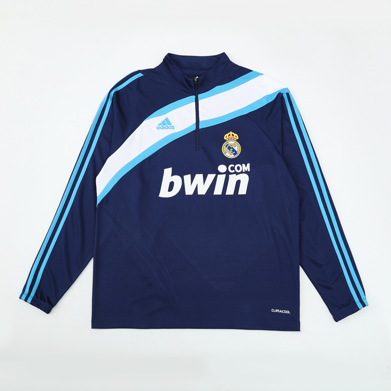 09/10 re@l Medrid blue training long sleeve Jersey S-XXL 