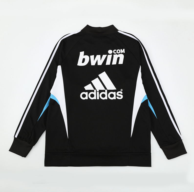 08/09 re@l Medrid black training long sleeve Jersey S-XXL 