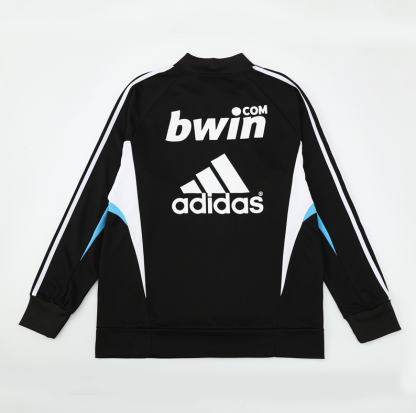 08/09 re@l Medrid black training long sleeve Jersey S-XXL 