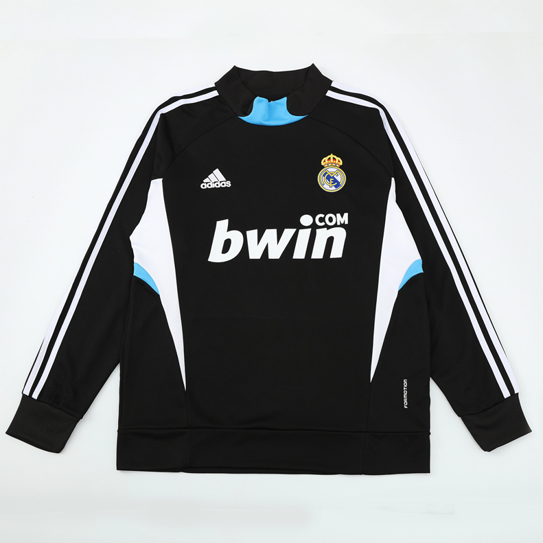 08/09 re@l Medrid black training long sleeve Jersey S-XXL 