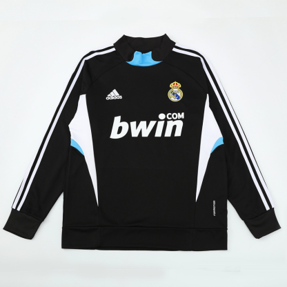 08/09 re@l Medrid black training long sleeve Jersey S-XXL 