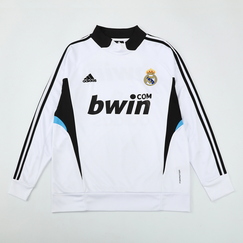 08/09 re@l Medrid white training long sleeve Jersey S-XXL 