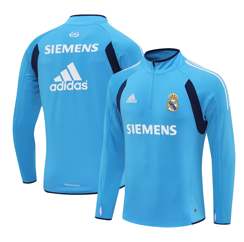 05/06 re@l Medrid blue training long sleeve Jersey S-XXL 