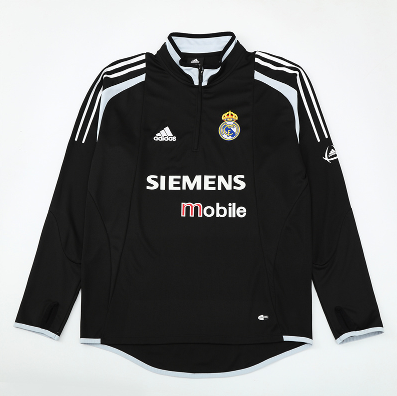 04/05 re@l Medrid black training long sleeve Jersey S-XXL 