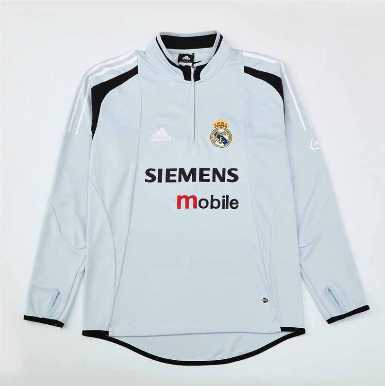 04/05 re@l Medrid grey training long sleeve Jersey S-XXL 