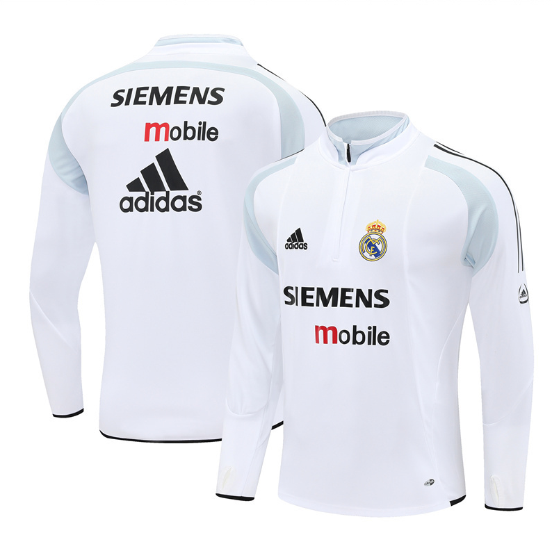 04/05 re@l Medrid white training long sleeve Jersey S-XXL 