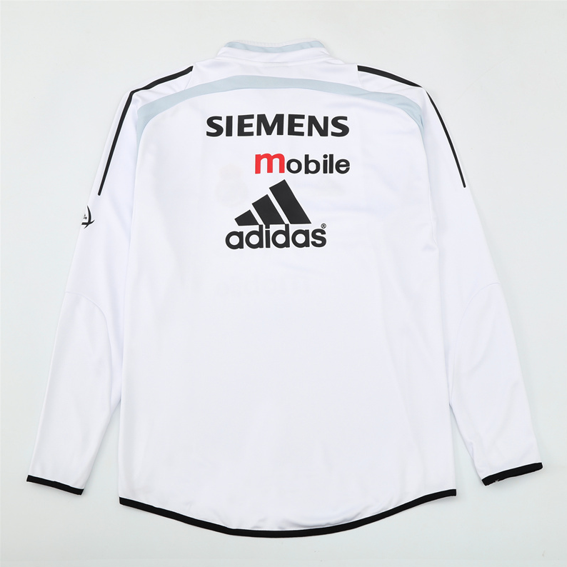 04/05 re@l Medrid white training long sleeve Jersey S-XXL 