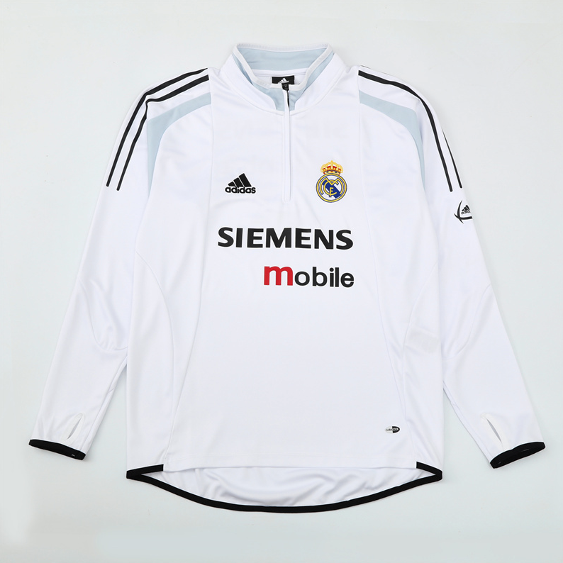 04/05 re@l Medrid white training long sleeve Jersey S-XXL 