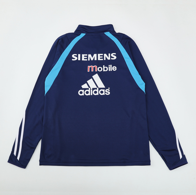 03/04 re@l Medrid blue training long sleeve Jersey S-XXL 