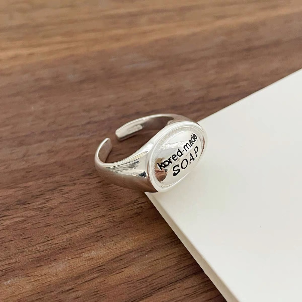 925 Silver Soap Ring