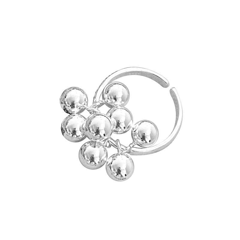925 Silver Grape Bunch Ring