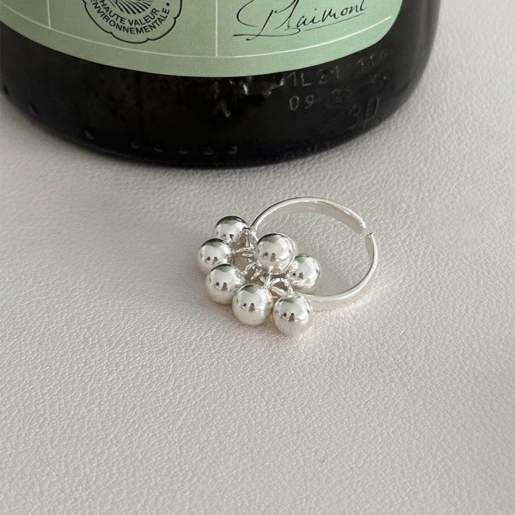 925 Silver Grape Bunch Ring