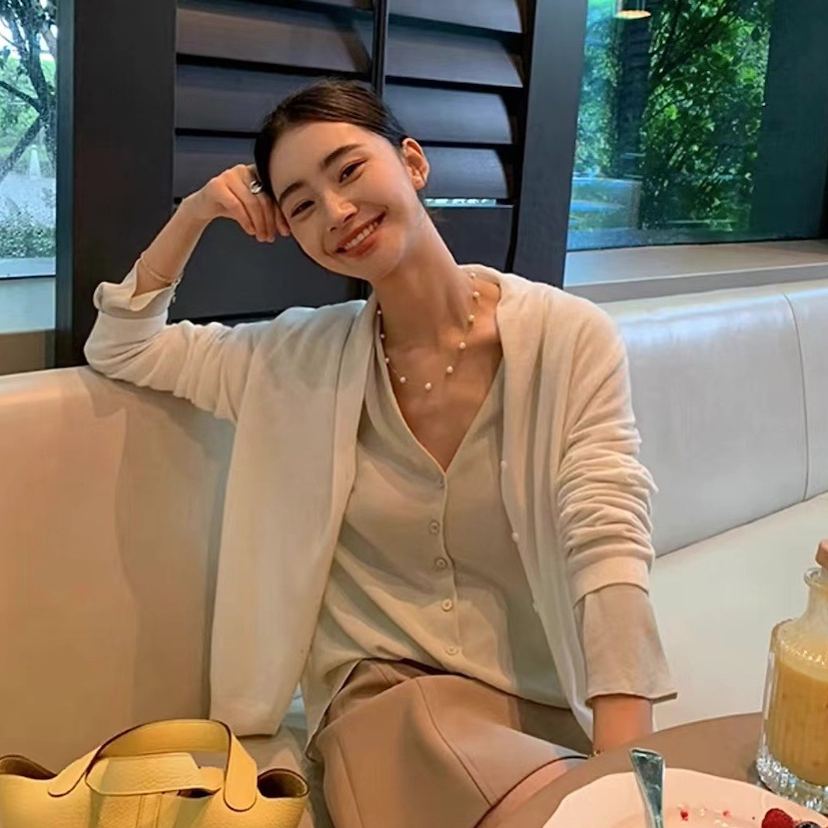 Natural freshwater pearl starry clavicle chain