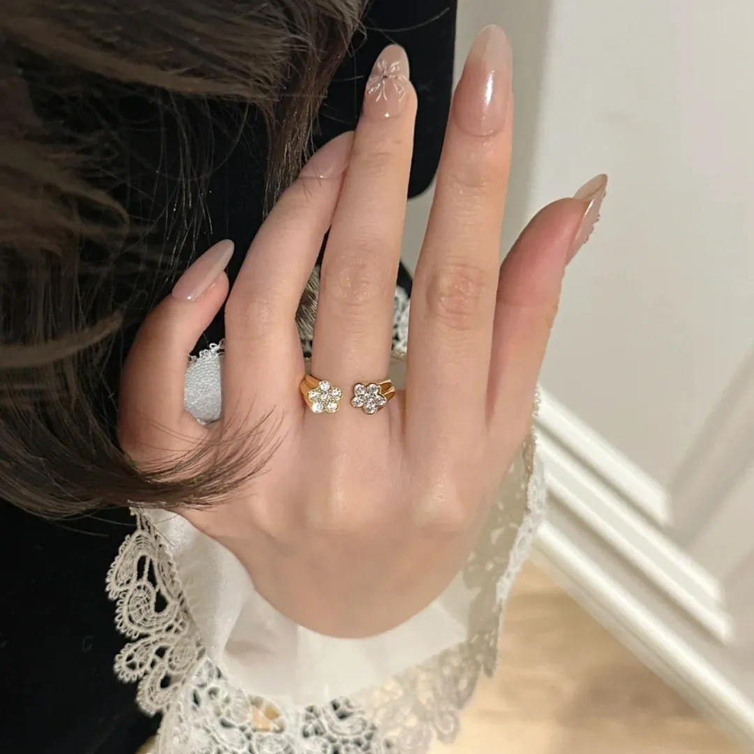 925 silver gilt gilt open ring