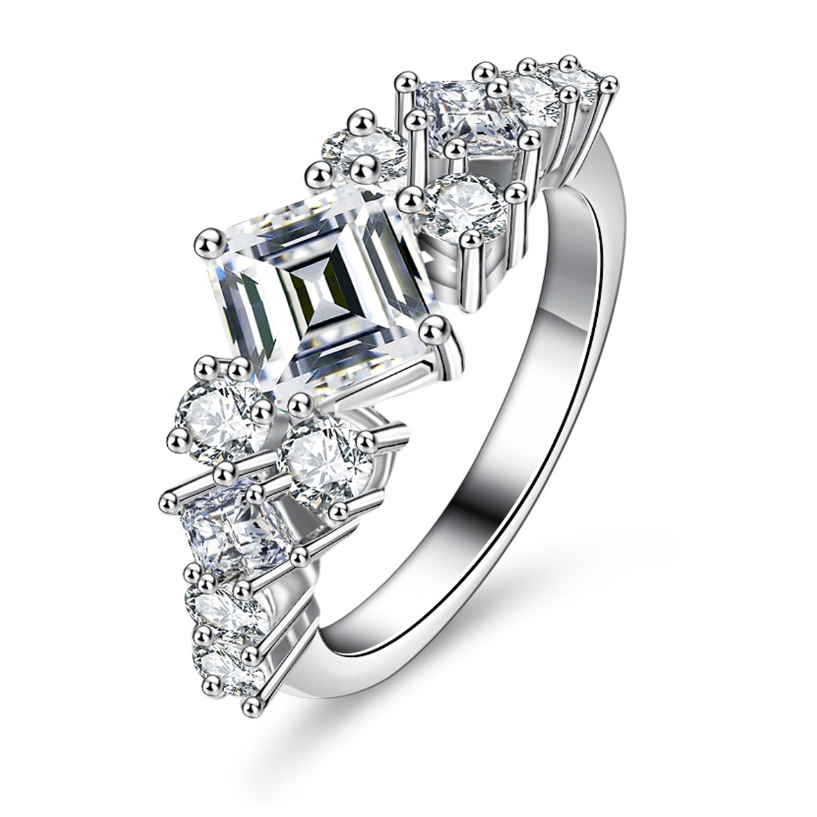 Princess Damila 1CT Lab Grown Diamond Ring