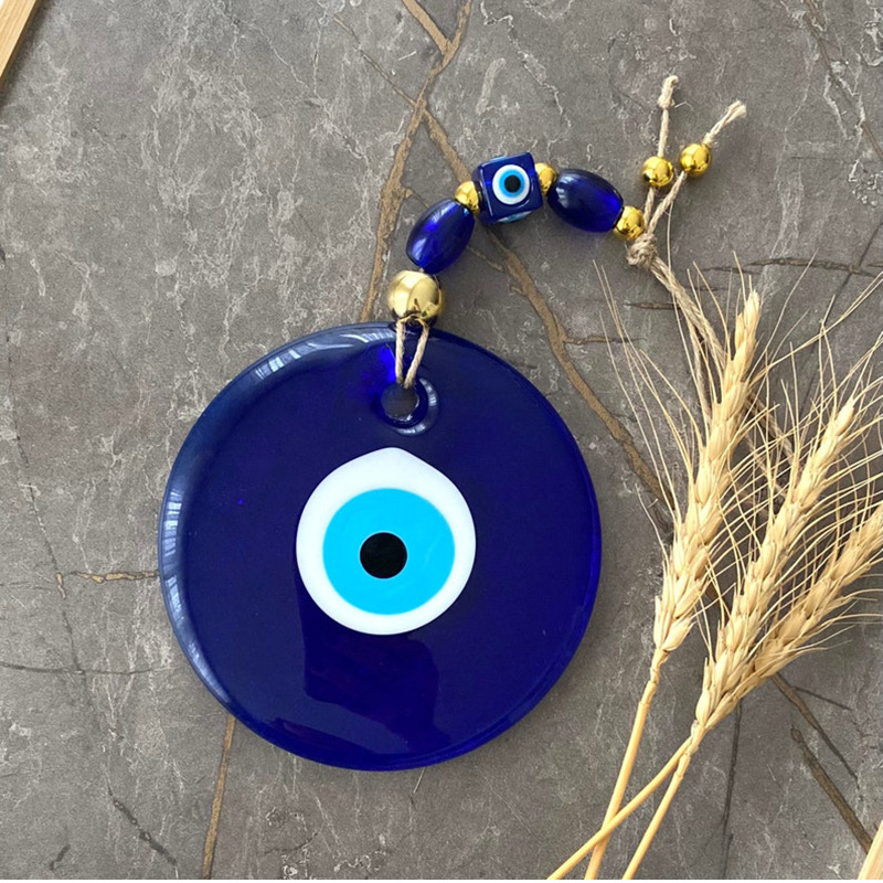 Blue Evil Eye Wall Hanging Art