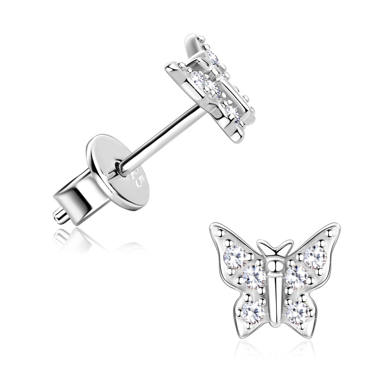 Butterfly Lab-Grown Diamond Earrings