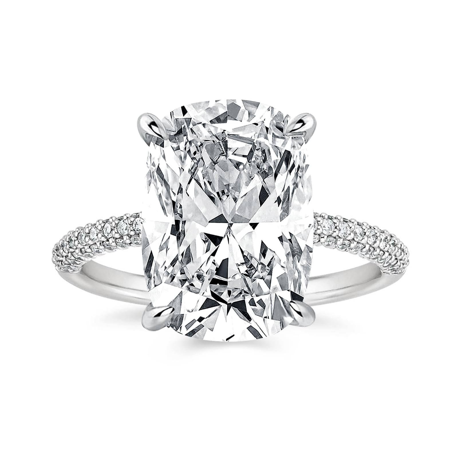 Luxurious 5 CT Lab Grown Diamond Engagement Ring