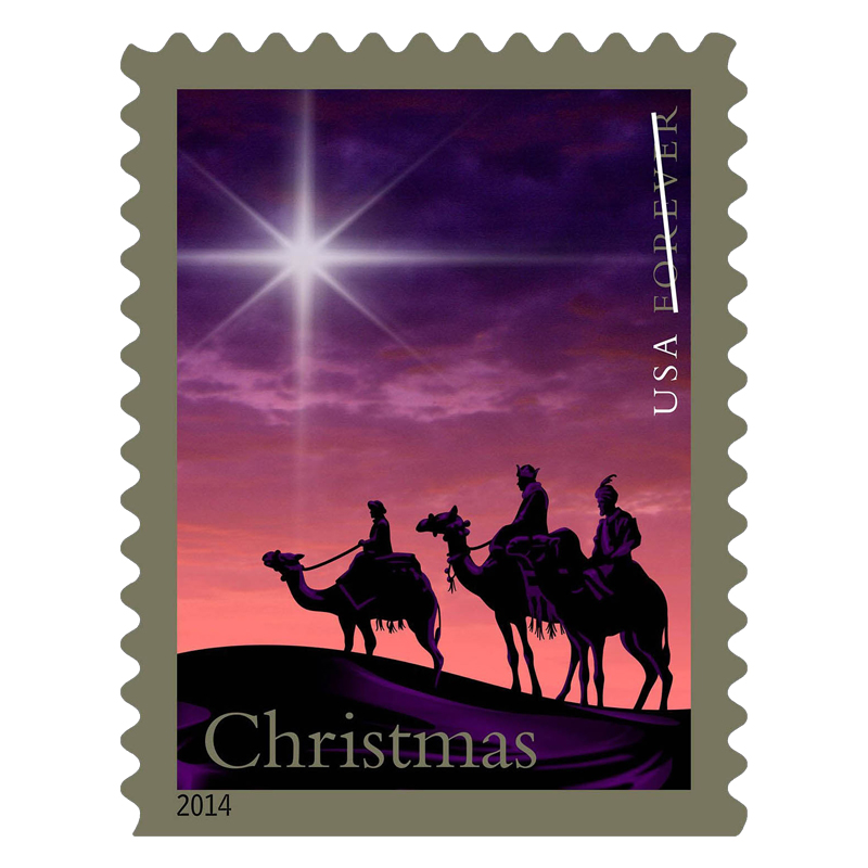 Christmas Magi Forever Stamps 2014 Discount Stamp