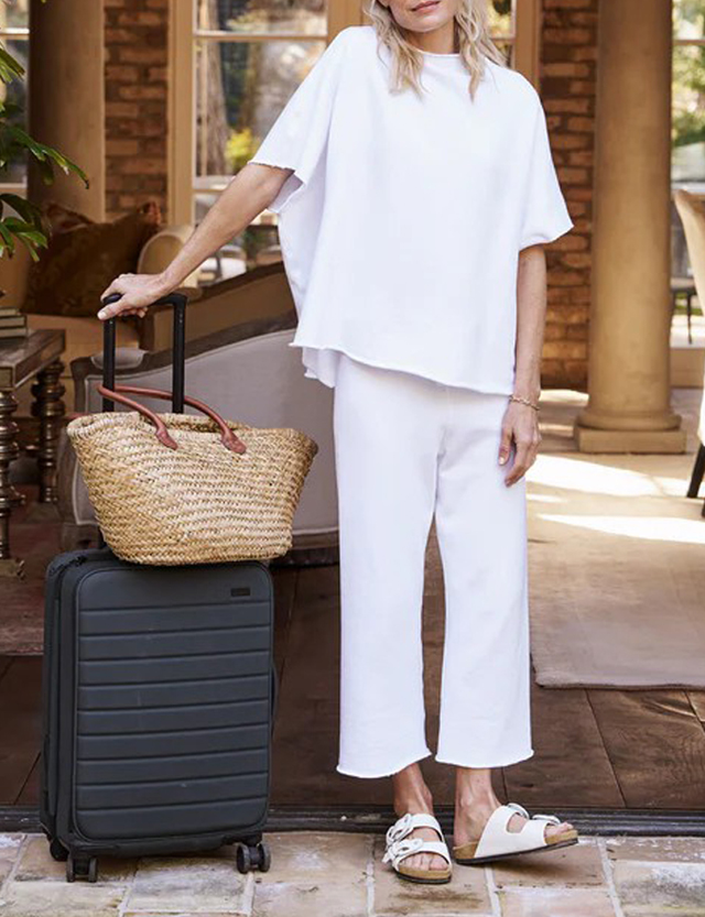 New Casual Batwing Sleeve Pullover Top and Wide Leg Set (Buy 2 Free Shipping)